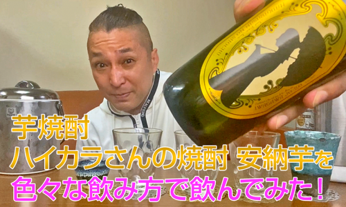 【芋焼酎】岩川酒造の「ハイカラさんの焼酎 安納芋」を飲んでみた♪