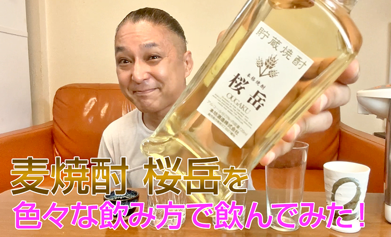 【麦焼酎】本坊酒造の「桜岳」を飲んでみた♪